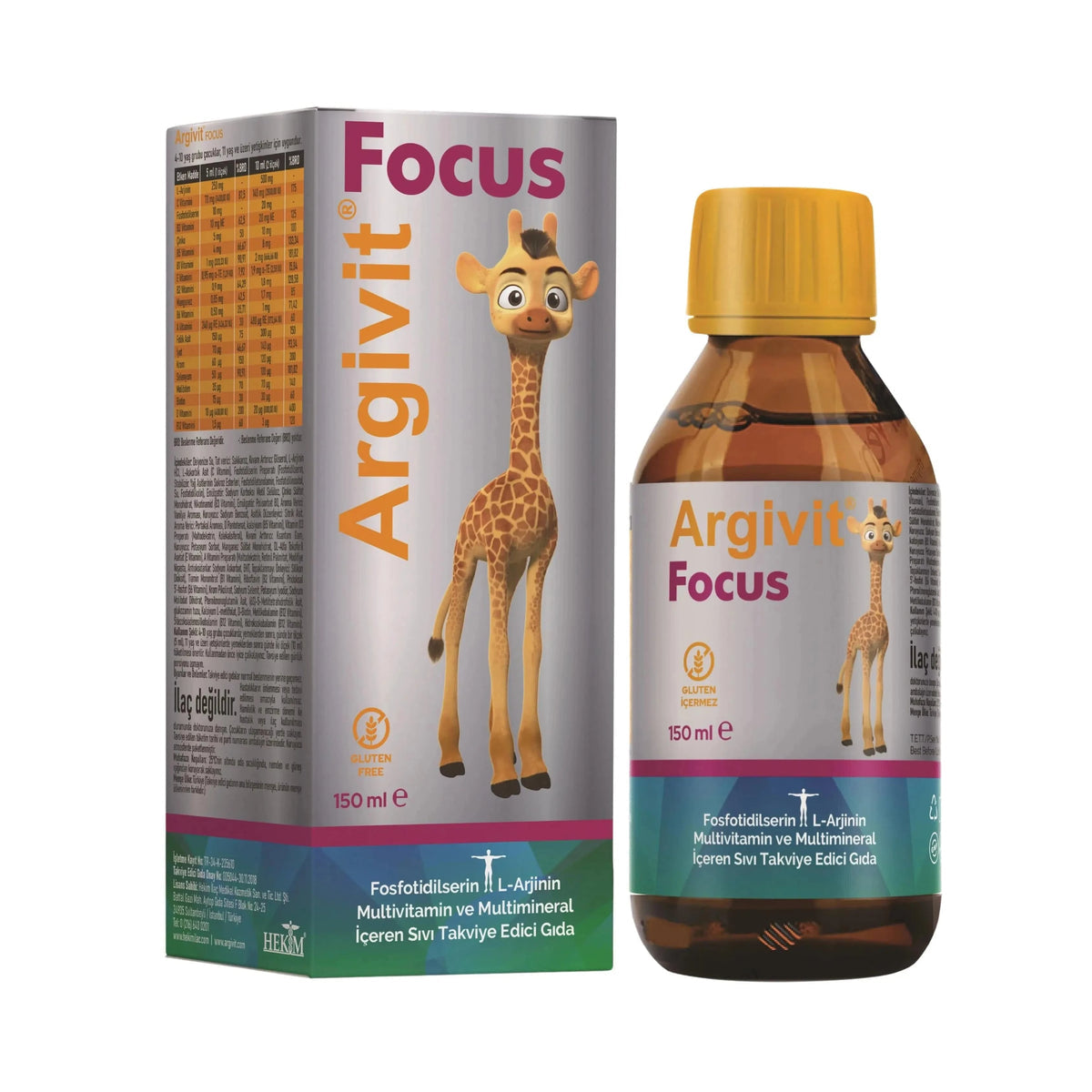ARGIVIT® FOCUS Syrup 3x150ml
