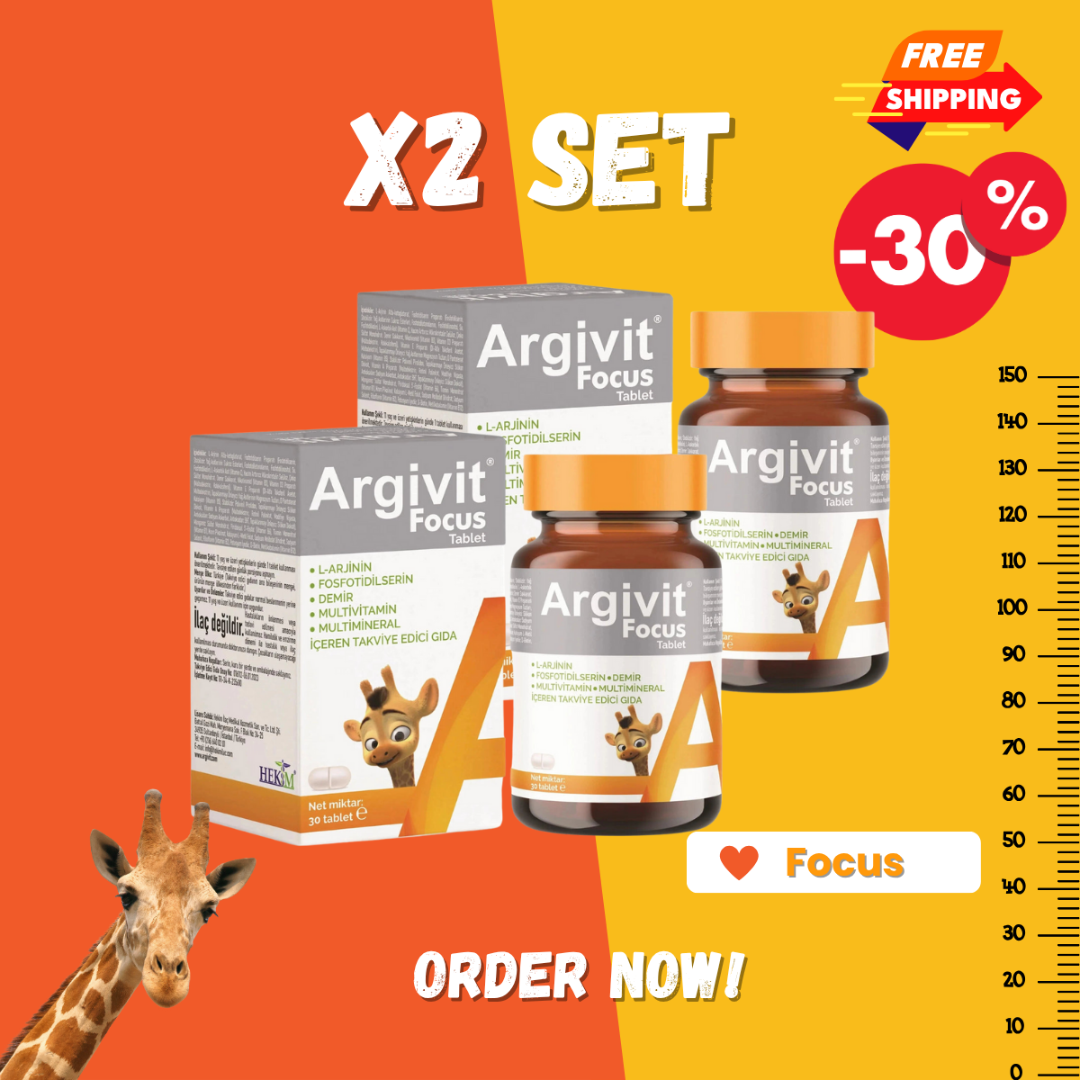 ARGIVIT® FOCUS Tablet 2x30