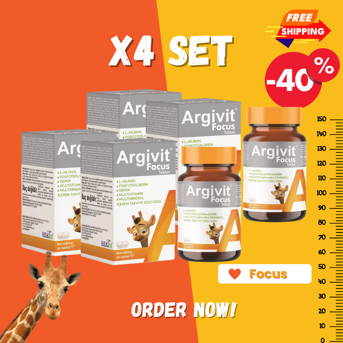 ARGIVIT® FOCUS Tablet 4x30