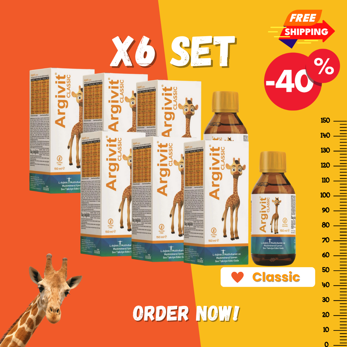 ARGIVIT® CLASSIC Syrup 6x150ml