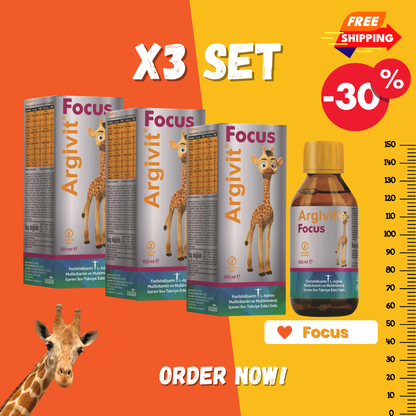 ARGIVIT® FOCUS Syrup 3x150ml